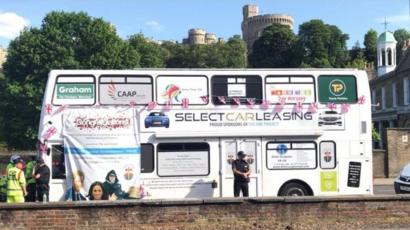 Royal Wedding 2018 Windsor Homeless Bus Impounded By Police Bbc