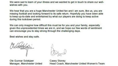 Coronavirus Grandfather S Recovery Boosted By Man Utd Messages