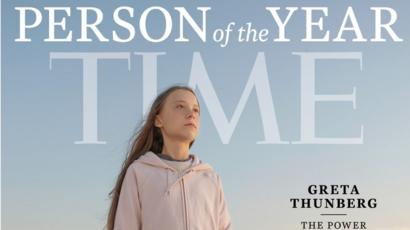 Greta Thunberg Time dergisinde