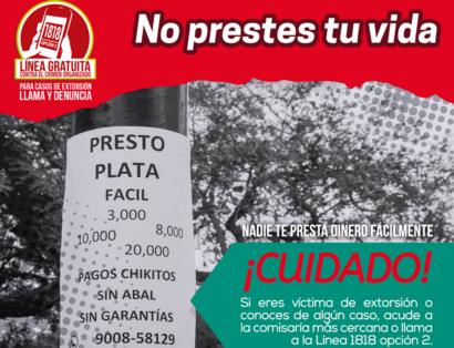 Afiche #NoPrestesTuPlata