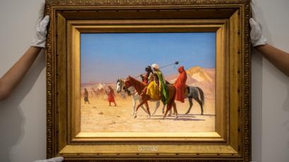 بيعت لوحة "فرسان يعبرون الصحراء" لجيروم بمبلغ 3.135.000 جنيه استرليني