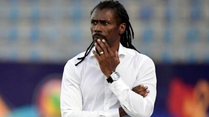 Aliou Cissé, le sélectionneur de l'équipe nationale du Sénégal.