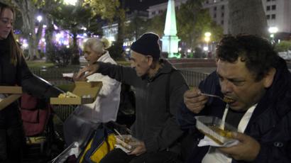 Personas en situación de calle en Buenos Aires