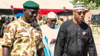 Gwamnan Borno Ya Zargi Sojoji Da Karbar Na Goro Bbc News Hausa