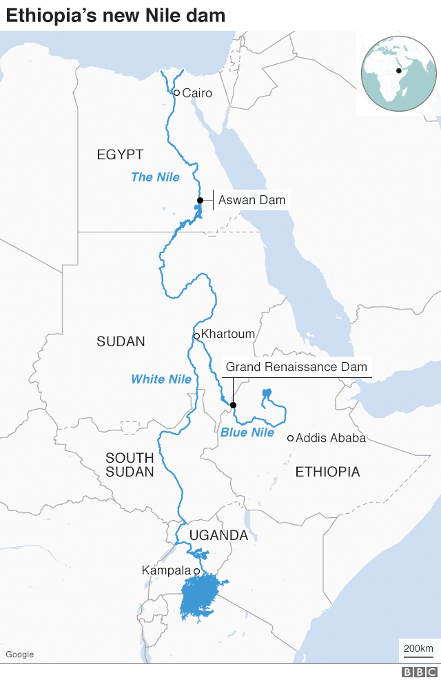 Nile River Dam Row Egypt Ethiopia And Sudan Make Draft Deal
