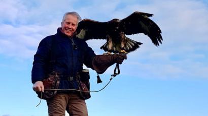 Golden Eagle Escapes Near Border Bbc News