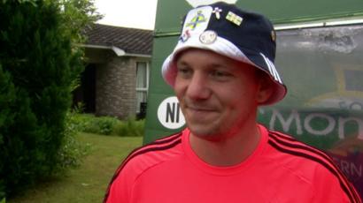 northern ireland football baseball cap