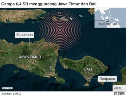 Gempa Bumi 64 Sr Guncang Jawa Timur Dan Bali Panik Dan