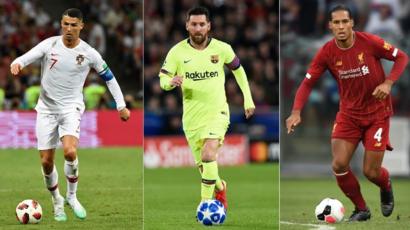 Gwarzon Fifa Van Dijk Da Messi Da Ronaldo Bbc News Hausa