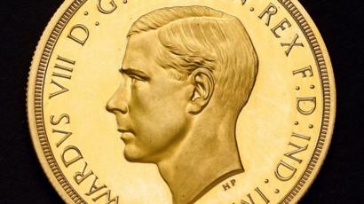The coronation remembering coin of king edward viii sold in auction for record price
