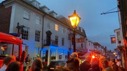 Wedding Cancelled As Fire Engulfs Reception Venue In Rye Bbc News