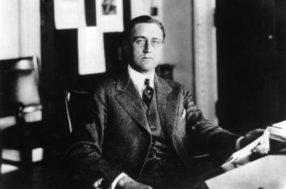 Franklin D. Roosevelt em 1920, antes da pólio