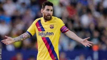 La Liga Levente Ta Yi Wa Barcelona Mahangurba Bbc News Hausa