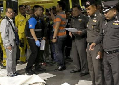 Thailand Chemical Accident In Bangkok Bank Kills Eight Bbc News