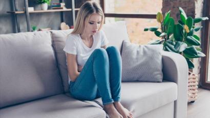 Mujer con dolor