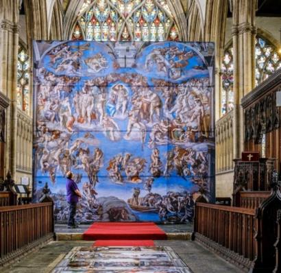 Michelangelo S Frescos On Show In Hull Minster Bbc News