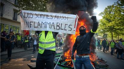 Acte 23 Des Gilets Jaunes 60000 Policiers Déployés Bbc