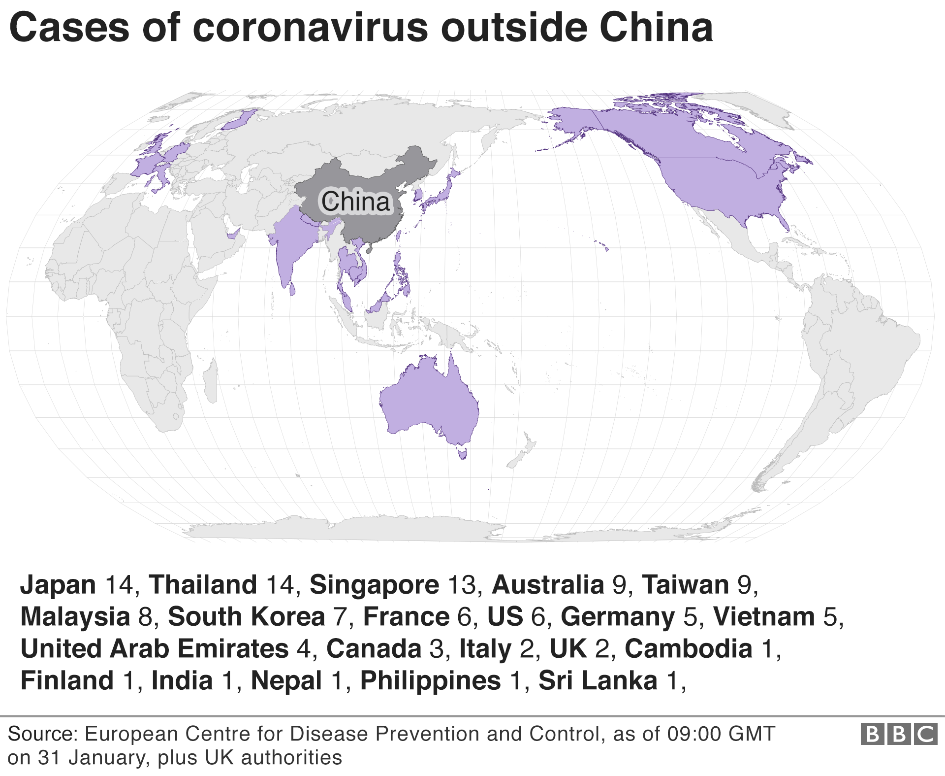 Coronavirus Us Advises Against All Travel To China Bbc News