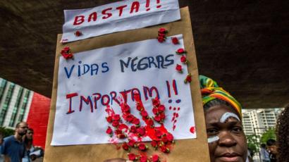 Protesta en Brasil