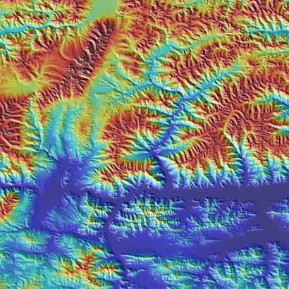 El Espectacular Mapa En 3d Que Muestra La Superficie De La Tierra