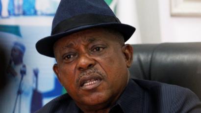 Shugaban PDP Uche Secondus ya ce gwamnati ta yi magudi a zaben.
