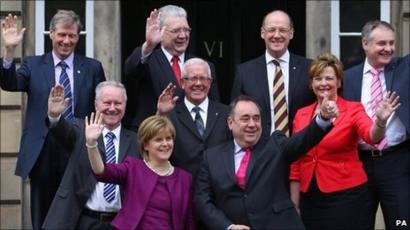 At A Glance Scottish Government Cabinet Bbc News