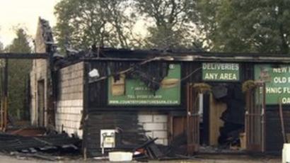 Country Furniture Barn Damaged By Fire Bbc News