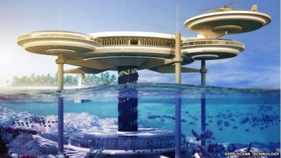 Underwater Hotel Rooms Is Down Becoming The New Up Bbc News