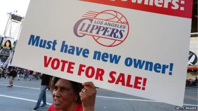 La Clippers Sold To Ex Microsoft Boss Steve Ballmer Bbc News