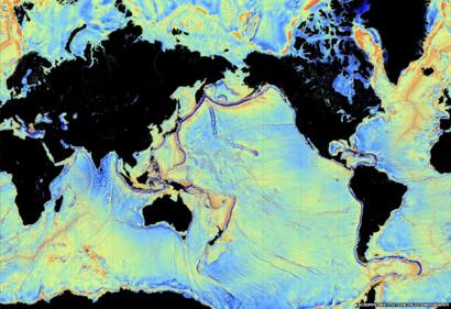 Satellites Detect Thousands Of New Ocean Bottom Mountains Bbc News