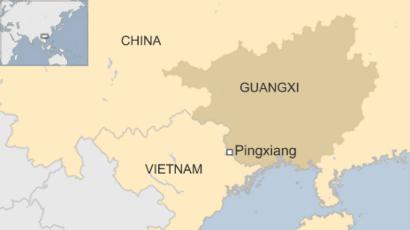 Map Of China And Vietnam China police 'shoot two Uighurs trying to enter Vietnam'   BBC News