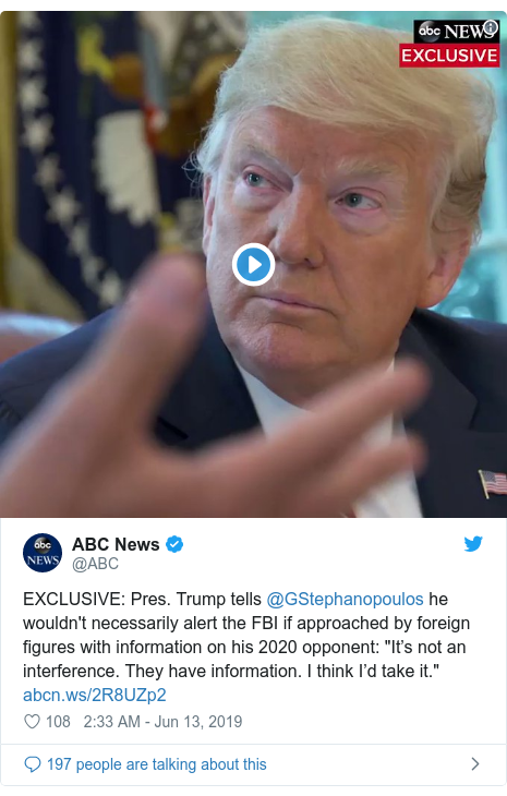 Image result for trump and foreign interference