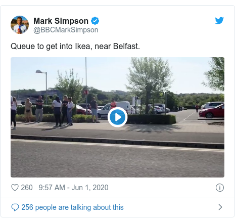 Coronavirus Customers Queue For Hours As Ikea Reopens 19 Shops Bbc News