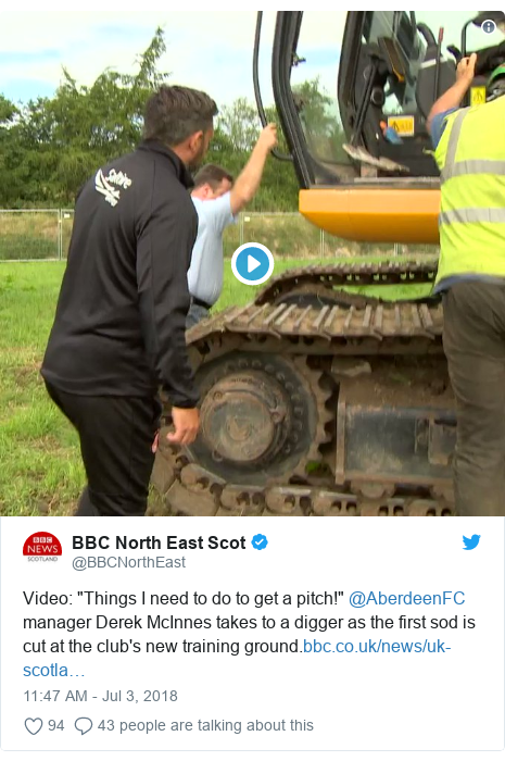 Aberdeen Fc Stadium And Training Construction Phase Under Way Bbc News