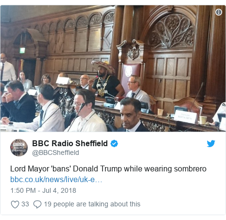 Sheffield Mayor Magid Magid Bans Donald Trump From City Bbc News