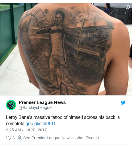 Footballers And The Meaning Behind Their Tattoos Bbc News