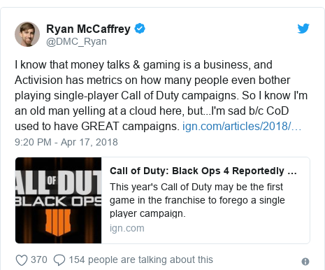 Call Of Duty Black Ops 4 Dropping Campaign Mode Bbc News