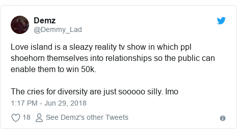 Love Island Does The Show Have A Race Age And Body Diversity Problem Bbc News