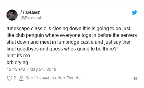 Runescape Classic Game To Shut Down After 17 Years Bbc News