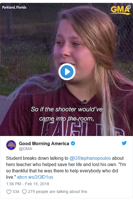 Florida School Shooting Students Share Tales Of Heroism Bbc News
