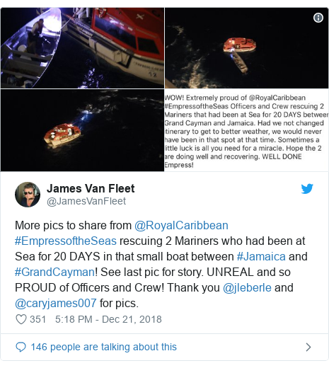 Fishermen Rescued By Cruise Ship In Christmas Miracle Bbc News