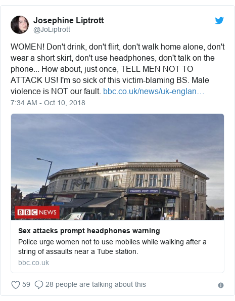Victim Blaming Is It A Woman S Responsibility To Stay Safe Bbc News