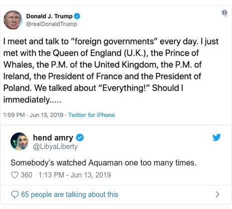 Donald Trump Us President In Prince Of Whales Twitter Error Bbc News