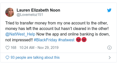 Natwest Online Glitch Resolved Bbc News