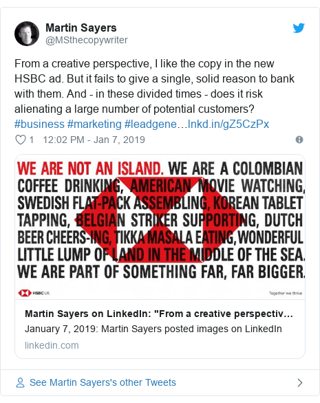 Hsbc Sparks Controversy With Ad Campaign Bbc News