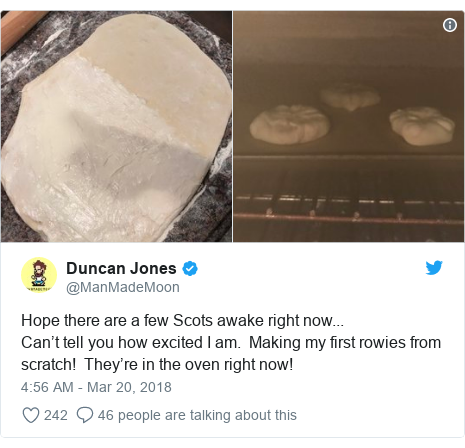 On A Roll Film Director Duncan Jones Recreates Childhood Delicacy