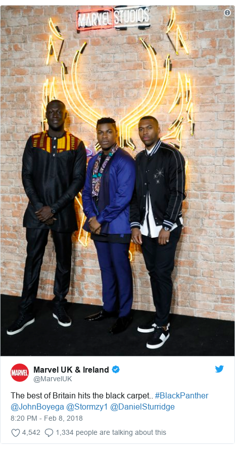 Black Panther Premiere Stars And Fans Wear African Attire Bbc News