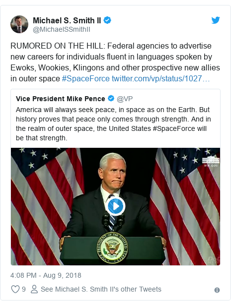 Space Force Trump 2020 Asks Supporters To Vote On Logo Bbc News