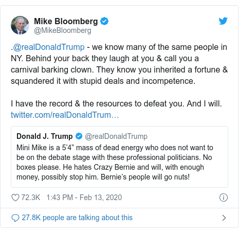 Mike Bloomberg Campaign Pays Influencers For Memes Bbc News