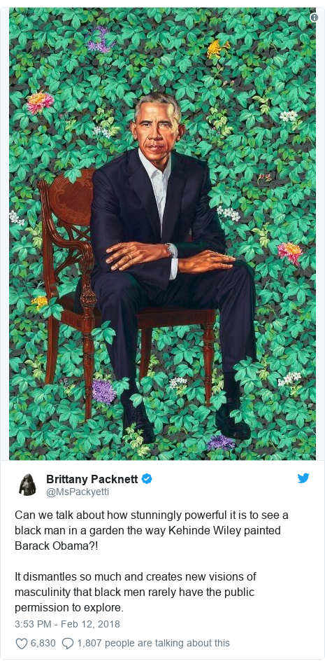 Barack And Michelle Obama S Official Portraits Unveiled Bbc News
